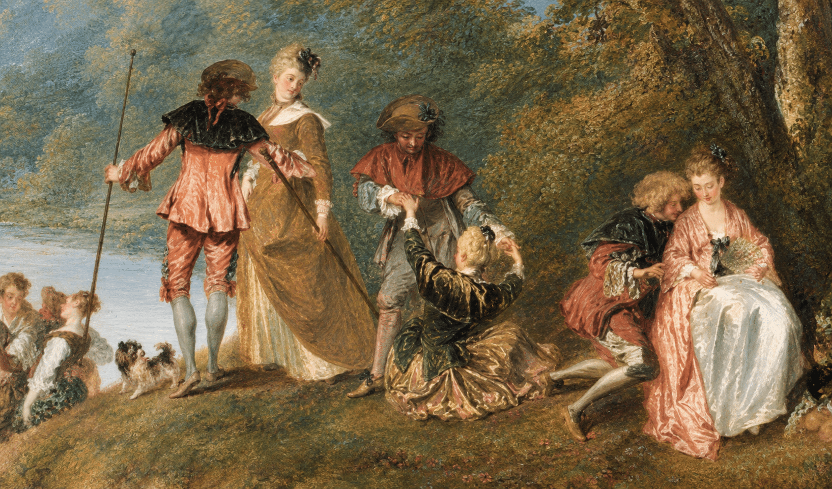 Un salon de musique à Venise